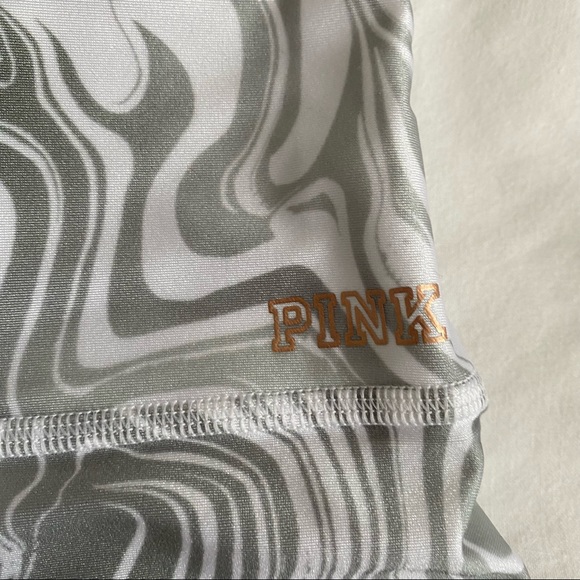 Shimmery Marble Silver and White Leggings Size Small from VS Pink - Picture 4 of 7